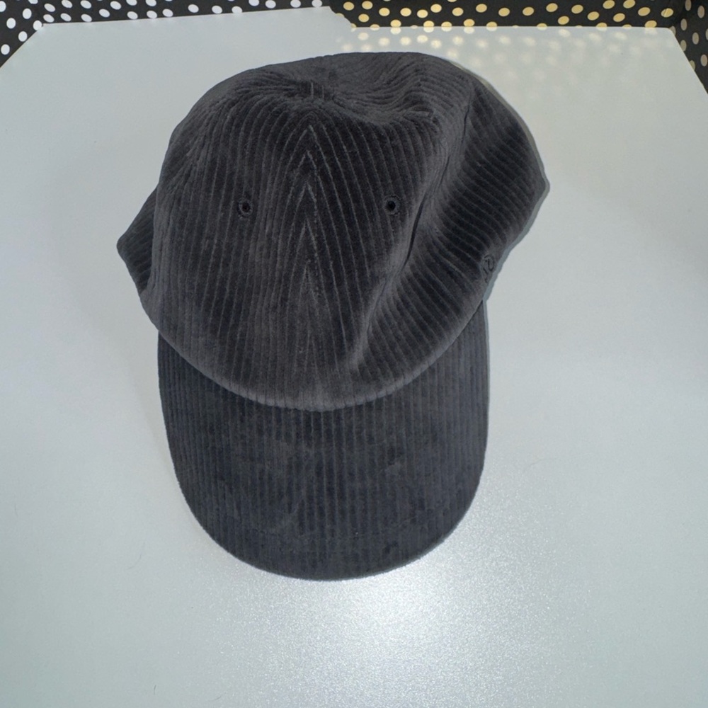 RARE Lululemon Unisex Classic Ball Cap *Corduroy in black